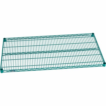 NEXEL S2148G Poly-Green Epoxy Wire Shelf 48inW x 21inD S2148GZ